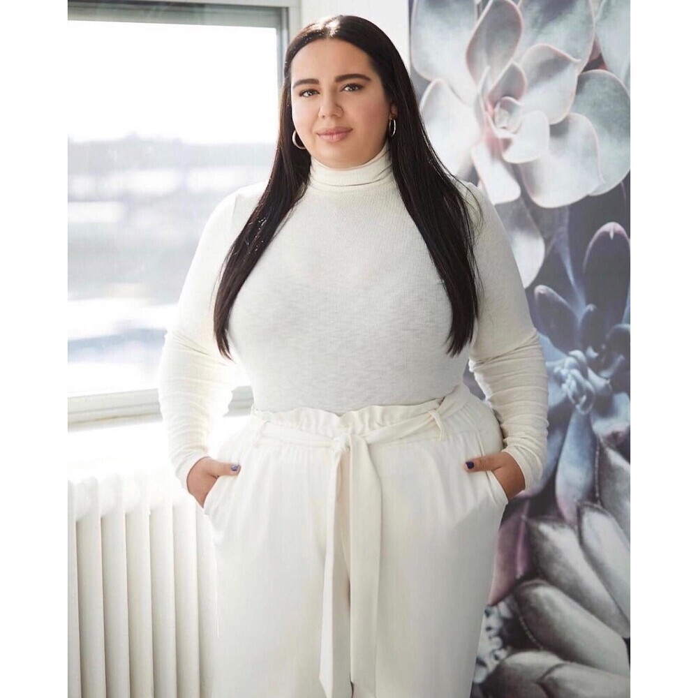 Eloquii Long Sleeve Turtleneck Top In Wine Burgundy Plus Size 26/28 - Picture 10 of 10